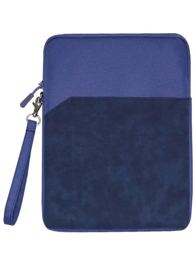 9-11 Inch Tablet Sleeve Bag Carrying Case for iPad Pro 11 2021-2018, iPad Air 5/4 10.9, iPad 10.2, Galaxy Tab A8 10.5/Tab S8 11", Surface Go 2/1, Protective Bag with Pocket, Blue