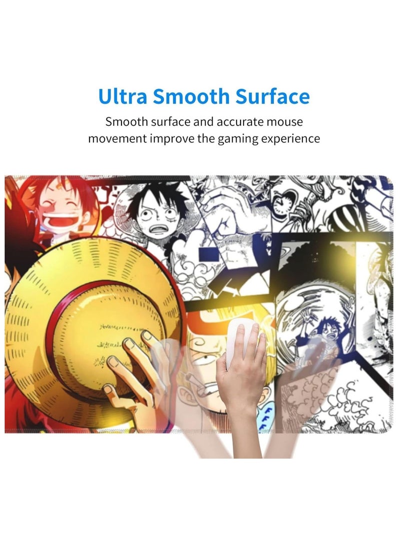 General Mouse Pads, Custom Anime Mouse Pads, Non-Slip Gaming Mouse Pads, Desk Pads with Rubber Stitched Edges for Office, Home & Gamers (80×30)  - Image 4