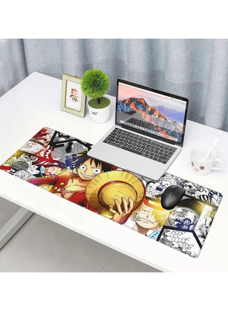 General Mouse Pads, Custom Anime Mouse Pads, Non-Slip Gaming Mouse Pads, Desk Pads with Rubber Stitched Edges for Office, Home & Gamers (80×30)  - Image 2