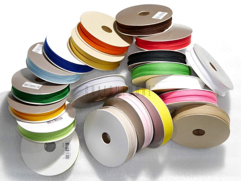 CRAFTMEMORE 1/2 Inch Twill Tape Fabric Ribbons Webbing Herringbone Twill Bias Binding Tape for Clothes Sewing Craft Trim Lace 36 Yards (MP10 Red) - Image 4