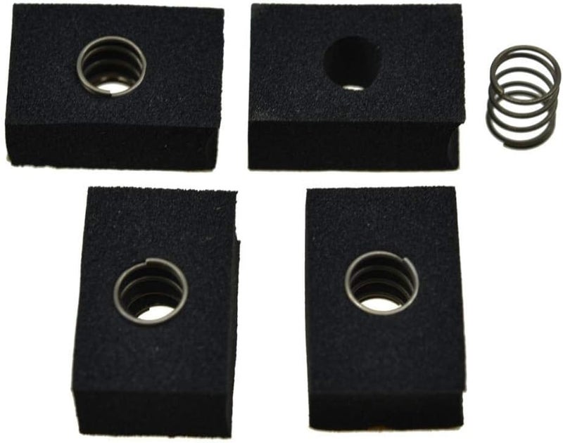 KAISH Pack of 4 Bass Pickup Height Foam Pickup Height Adjustment Pads with Springs for P Bass or Jaquar Pickups - Image 2