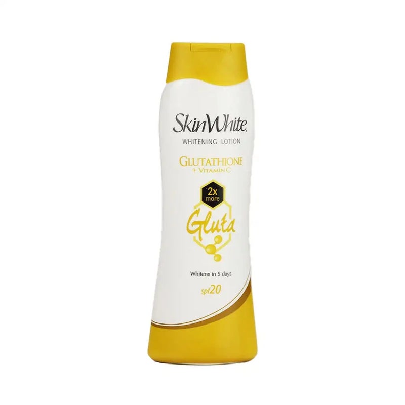 Skin White Gluta Whitening Lotion SPF 20 with Glutathione and Vitamin C- 200ml