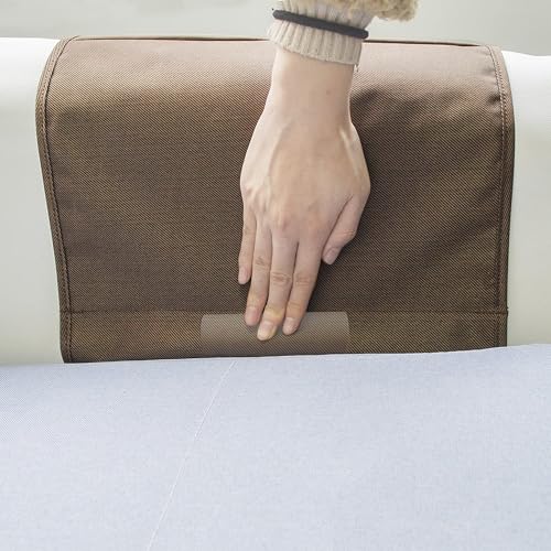 MDSTOP 5 Pockets Remote Control Holder, Magazine Rack, Space Saver Organizer, Draped Over Sofa, Couch, Recliner Armrest - Image 4