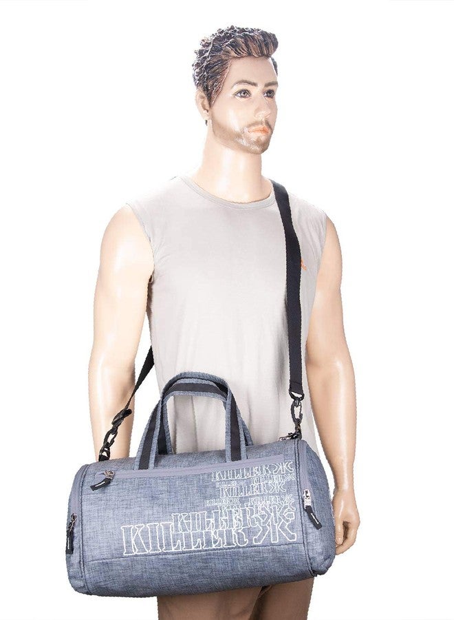 كيلر حقيبة رياضية من البوليستر المقاوم للماء من كيلر فيترنال، سعة 27 لتر (رمادي، كبير) - Image 3