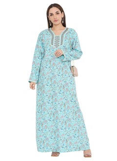 ELEGANT PRINTED WITH UNIQUE NECK DESIGN EMBROIDERED ARABIC KAFTAN JALABIYA DRESS - pzsku/ZFBE33060FDA23CA2C830Z/45/_/1716635971/153f0ef6-bb1d-4f88-8f11-aee9588e98b9