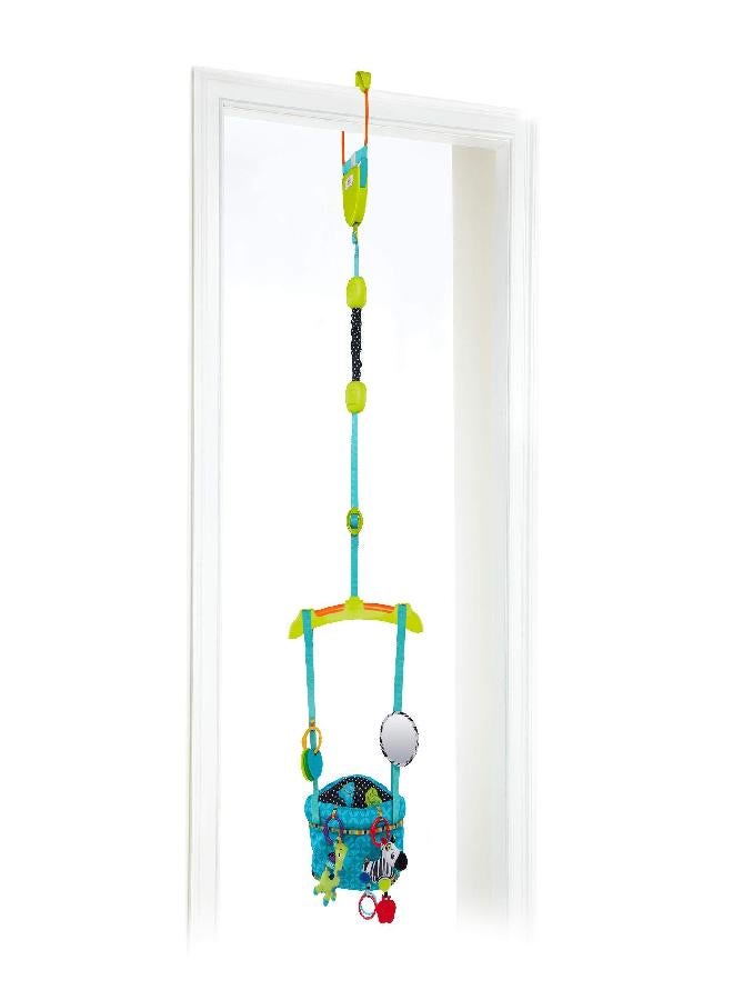 Bright Starts Bright Starts Bounce 'n Spring Deluxe Door Jumper for Baby with Adjustable Strap, 6 Months and Up, Max Weight 26 lb - Image 5