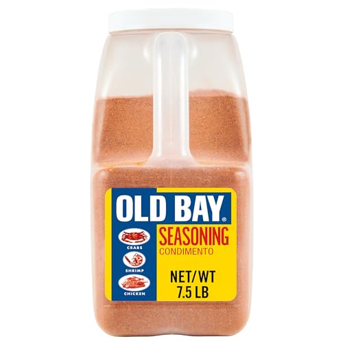 OLD BAY Seasoning, 7.5 lb - One 7.5 Pound Container of OLD BAY All-Purpose Seafood Seasoning, Perfect for Crabs, Shrimp, Chicken, Chowder, Pizza, Fries and More - Image 1