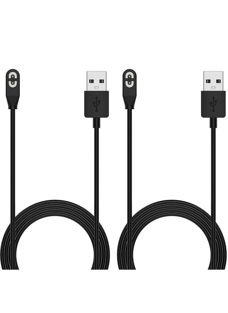 General - 2 Pack Compatible for Shokz Charging Cable,Magnetic Charger Cord Compatible for Aftershokz Aeropex AS800,Shokz OpenRun Pro,OpenRun,OpenRun Mini,OpenComm Bone Conduction Headphones - Image 1
