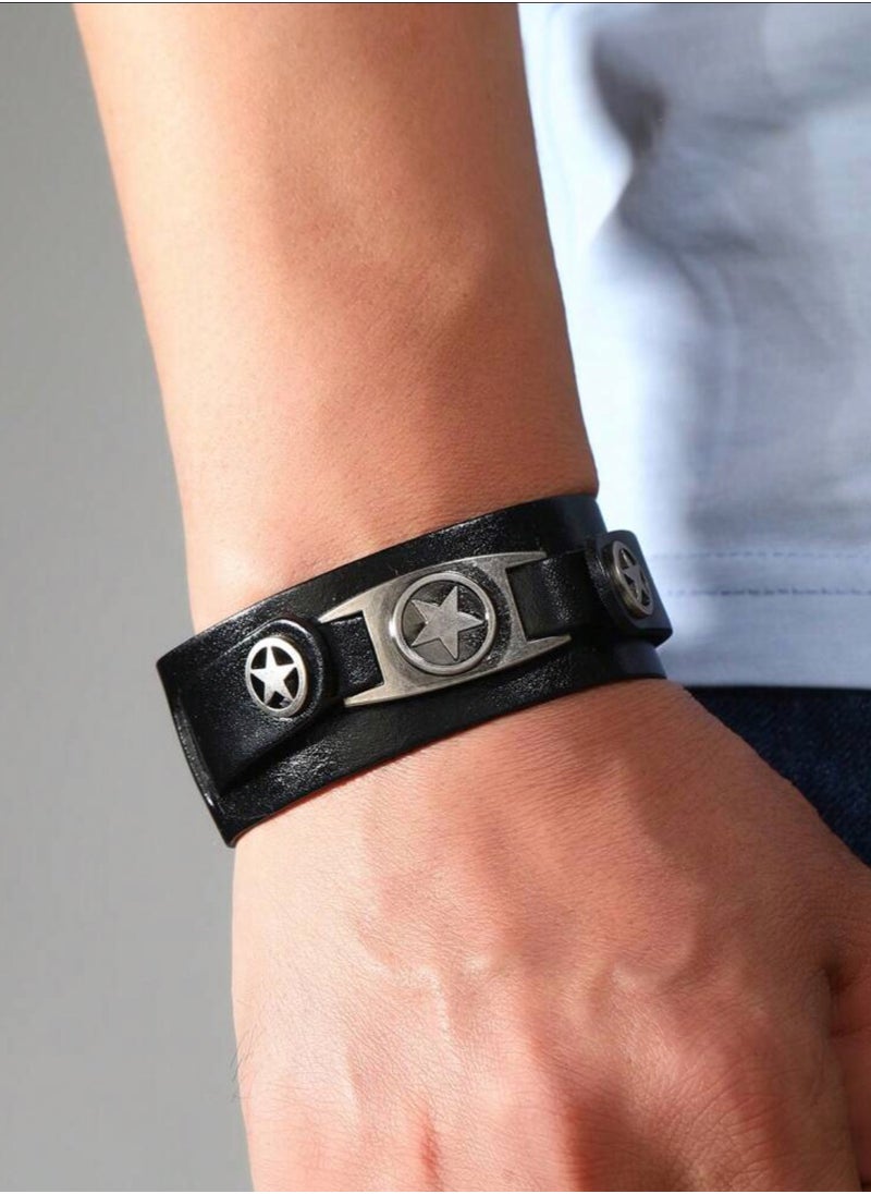 JewelryEveryday - Elegant High Quality Of PU Leather Bracelet For Men - Image 1
