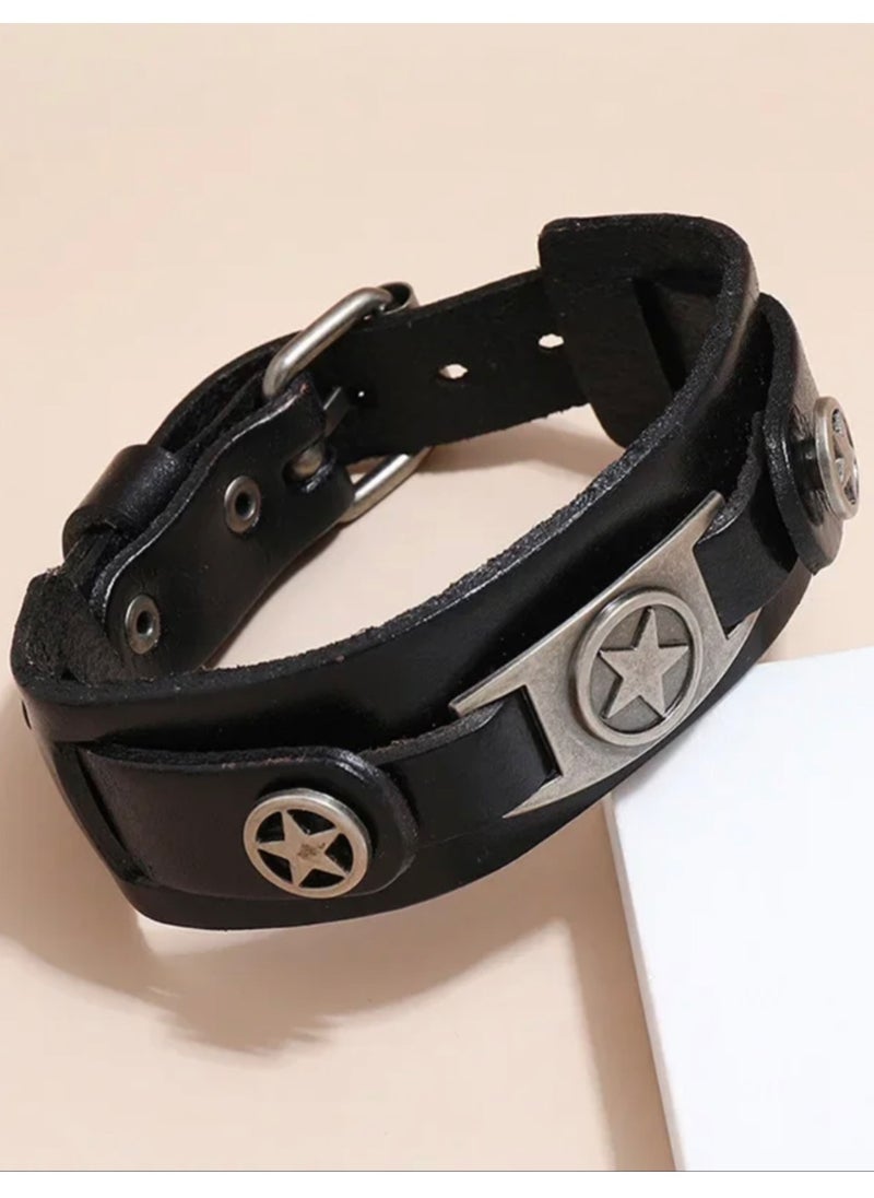 JewelryEveryday - Elegant High Quality Of PU Leather Bracelet For Men - Image 1