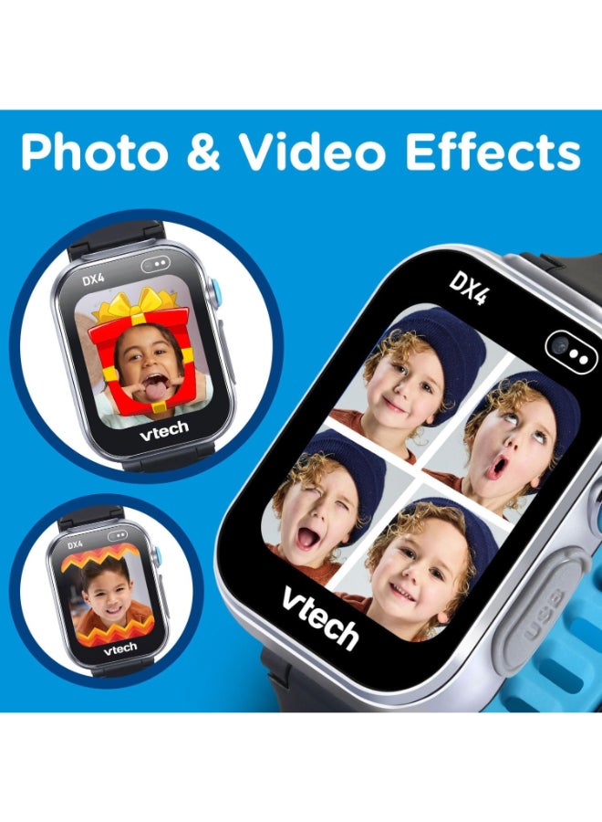 vtech KidiZoom Smartwatch DX4 Black Camera & Games, Video Recorder, Voice Changer - Image 3