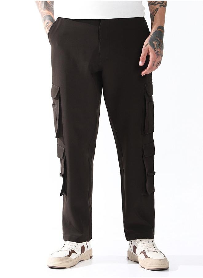 Hubberholme - Men Relaxed Straight Leg Heavy Utility Cargo Korean Pants - Image 1