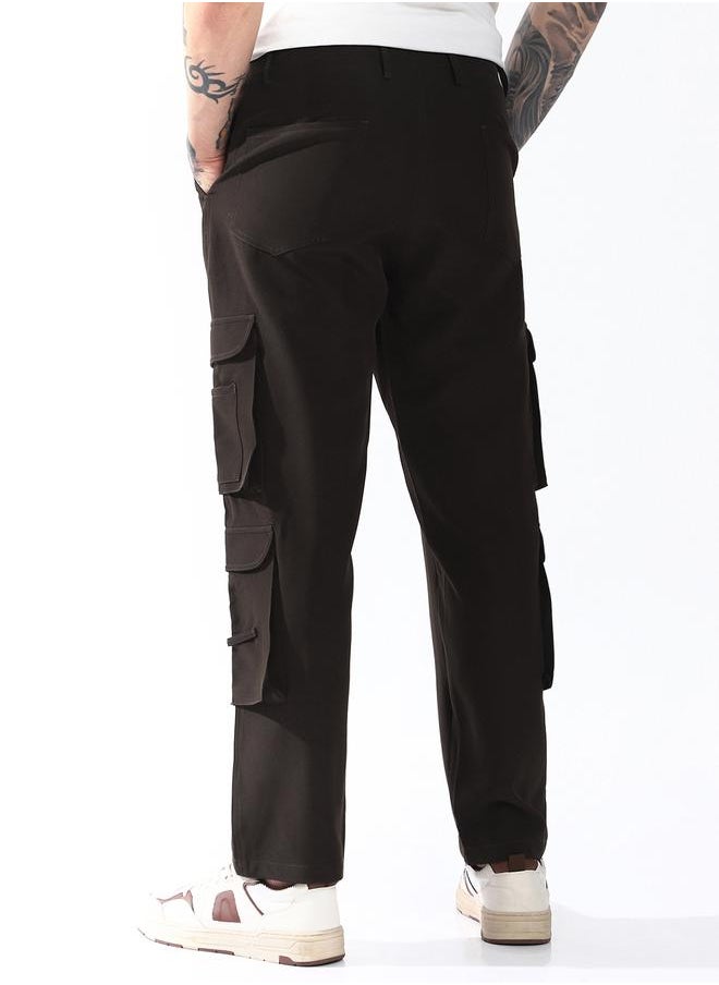 Hubberholme - Men Relaxed Straight Leg Heavy Utility Cargo Korean Pants - Image 1