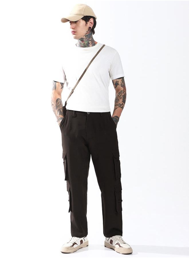 Hubberholme - Men Relaxed Straight Leg Heavy Utility Cargo Korean Pants - Image 1