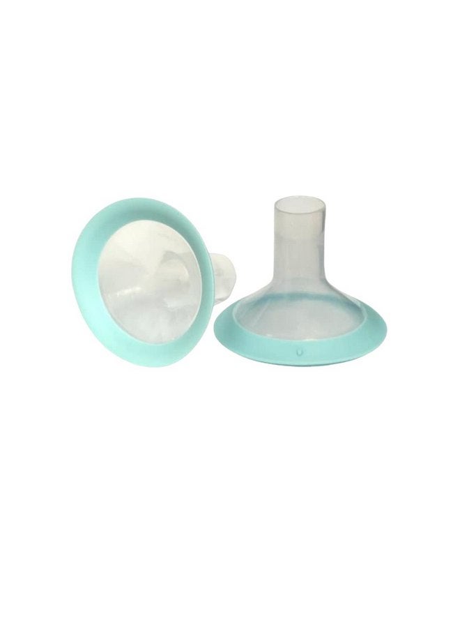 Zomee Flex Breast Nipple Shield Latch Assistance Inverted or Flat- Comfortable & Soft for Easy Pumping Use for Z1 Z2 Breast Pump (21 mm) 2 Pack - Image 1