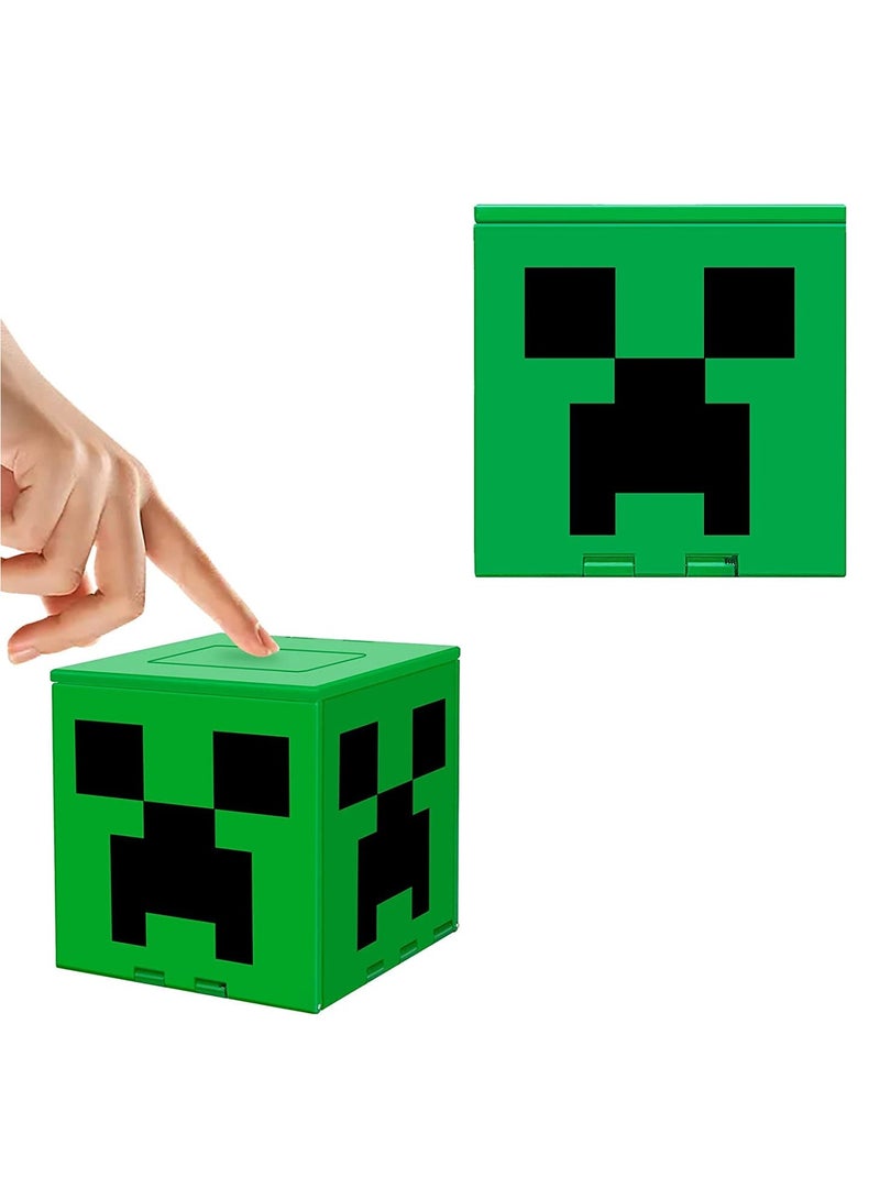 Zikra Game Card Case Compatible with Nintendo Switch, Extra Large Capacity Switch Game Case,Upgraded 41 Slots Switch Game Card Storage Box,Press to Unfold Fun Switch Card Case (M Green) - Image 4