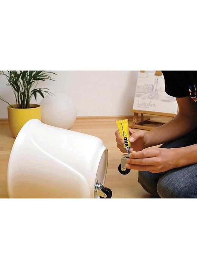 UHU All Purpose Adhesive Glue, 125ml Clear - Image 3