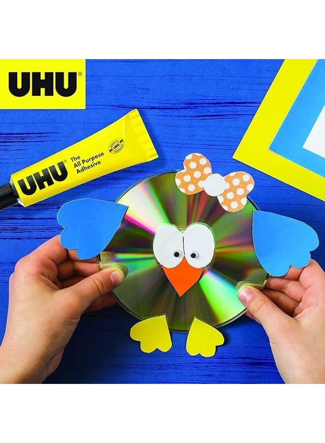 UHU All Purpose Adhesive Glue, 125ml Clear - Image 4