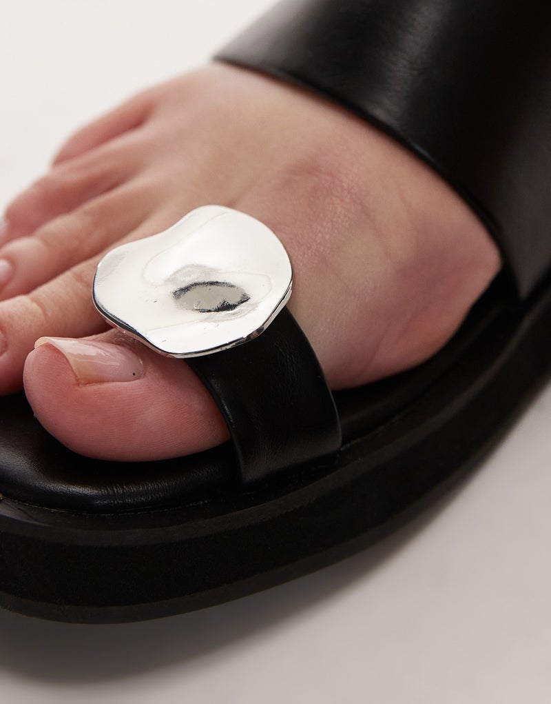 توب شوب صنادل جولز مولتن بتصميم إصبع القدم - Image 4