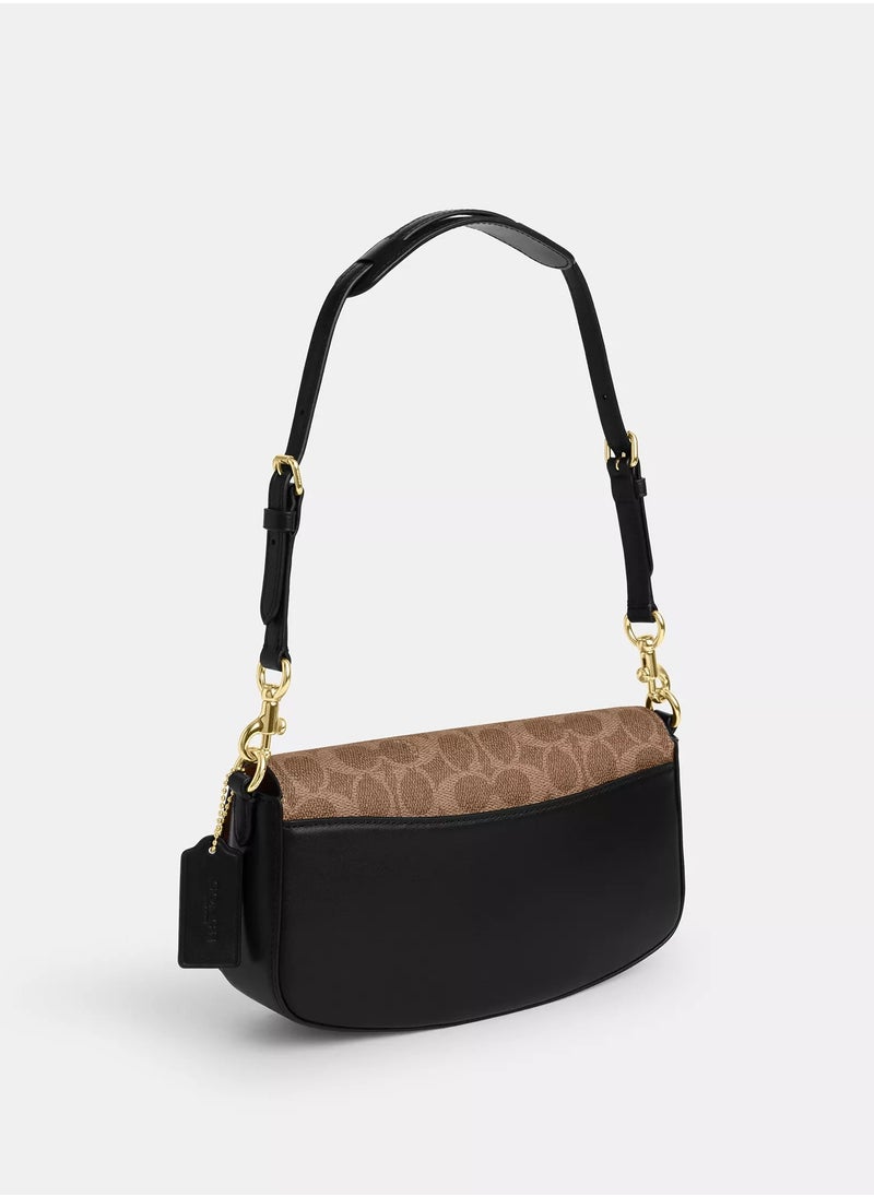 coachoutlet - Coach Andrea Shoulder Bag In Signature Canvas - Image 1