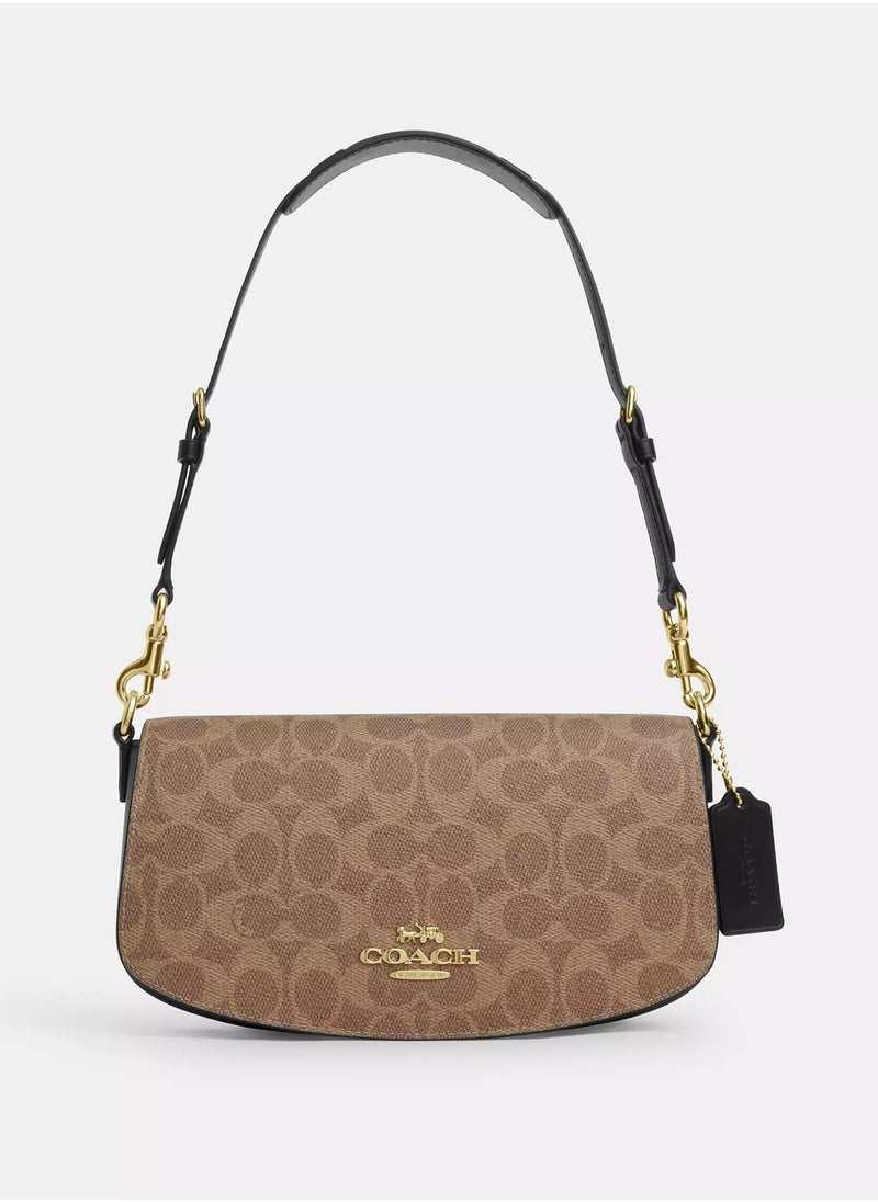 coachoutlet - Coach Andrea Shoulder Bag In Signature Canvas - Image 1