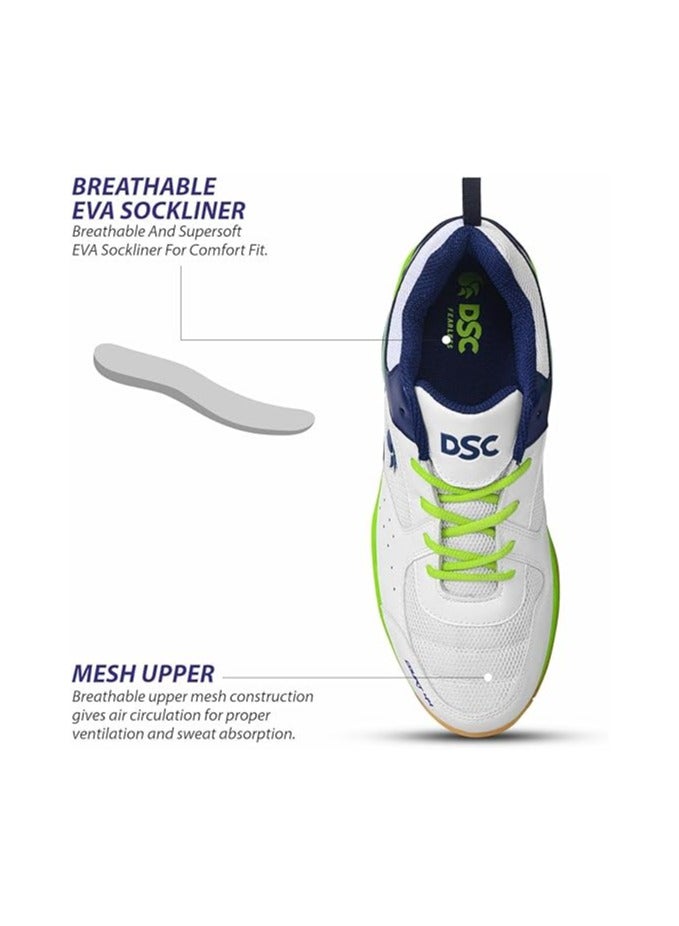DSC Court 44 Badminton Shoes | For Mens & Boys | Material: Faux Leather | Natural Crepe Rubber Non Marking Outsole | Breathable Mesh - Image 5