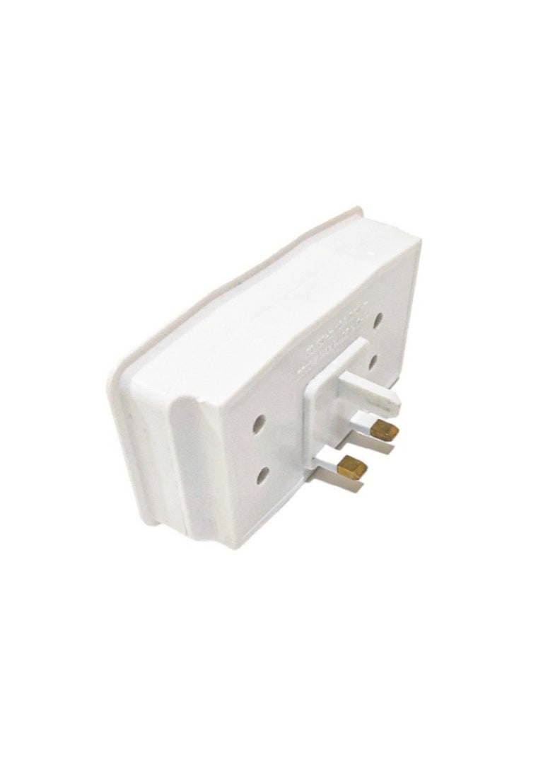 traditious Multi Plug Extension Socket – 3-Way Universal Electrical Outlet Extender with Individual Switches, Compact Power Strip with Universal Plug Adapter for Home, Office, Kitchen – Charging Station  - Image 4