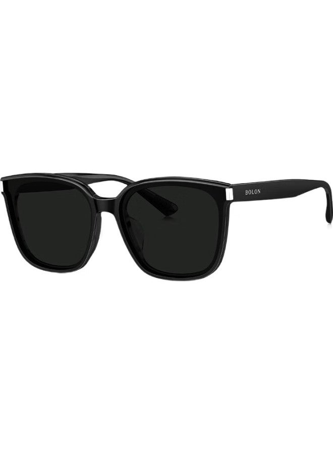 BOLON Sunglasses Hedi'S Style, Polarized Large Frame, Uv Protection, Driving Sunglasses, Trendy For Men And Women, Bl3151C10 - Image 1