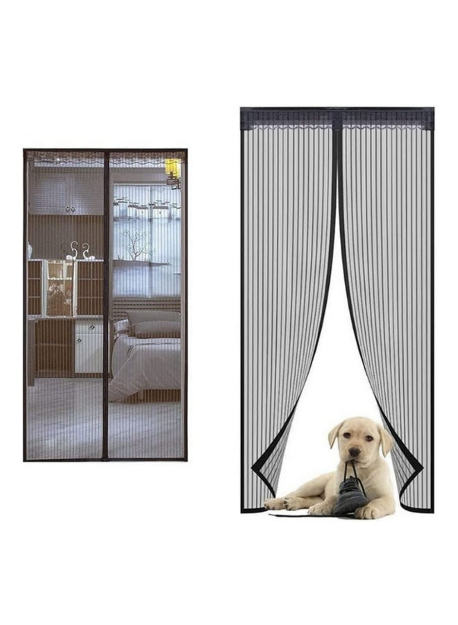 Magnetic screen door heavy-duty insect-proof net curtain with powerful magnet and full frame no gaps in the insect-proof door-100×210cm - Image 1