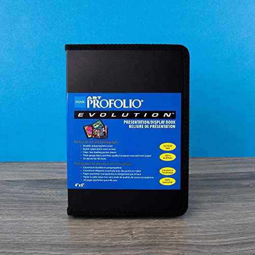 Itoya Art Profolio Evolution Presentation & Display Book 4" x 6" - photo size - Image 2