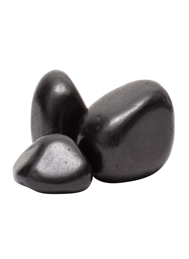 wellness hut Tumbled & Polished Shungite Stones 1/4 pound (114 grams) - EMF, Reiki, and Massage Stone - Image 5