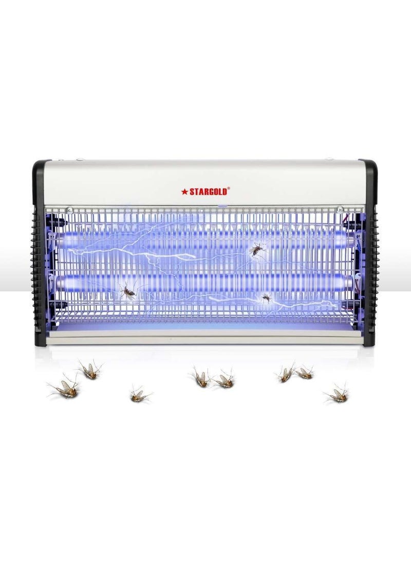 ستارجولد صاعق حشرات كهربائي 2×15 واط – لقتل البعوض والذباب بالأشعة فوق البنفسجية - Image 1