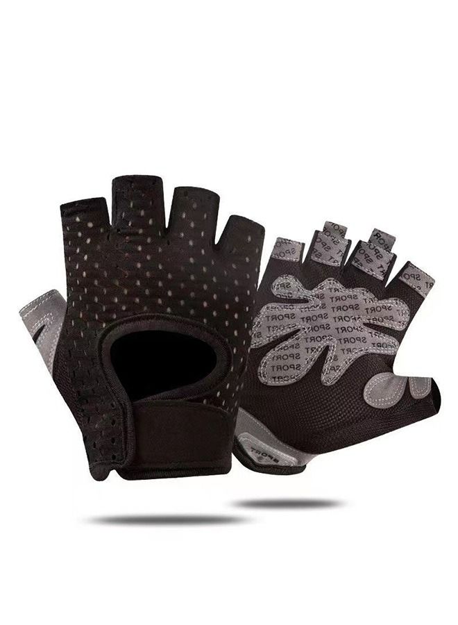 Gym Hand Gloves with Anti-skid and Wear-resistant, Comfortable and Breathable Gym Gloves with Velcro, Weight Lifting Gloves with Wear Easily  - Image 1