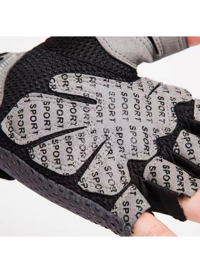 Gym Hand Gloves with Anti-skid and Wear-resistant, Comfortable and Breathable Gym Gloves with Velcro, Weight Lifting Gloves with Wear Easily  - Image 3