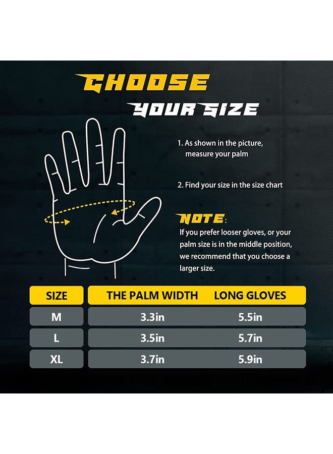 Gym Hand Gloves with Anti-skid and Wear-resistant, Comfortable and Breathable Gym Gloves with Velcro, Weight Lifting Gloves with Wear Easily  - Image 5