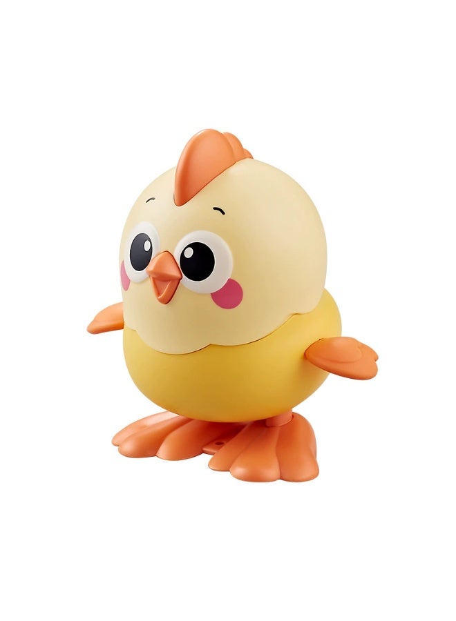 Goolsky Clockwork chicken jumping toy, manual winding jumping doll, Youngsters's puzzle animal model, crawling funny toy, durable and fun - Image 3