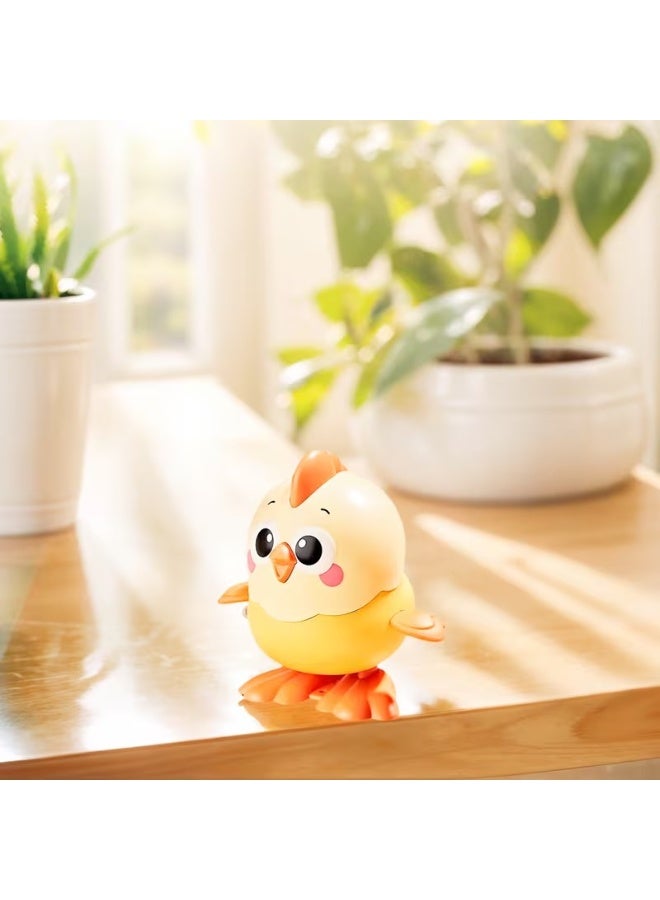 Goolsky Clockwork chicken jumping toy, manual winding jumping doll, Youngsters's puzzle animal model, crawling funny toy, durable and fun - Image 2