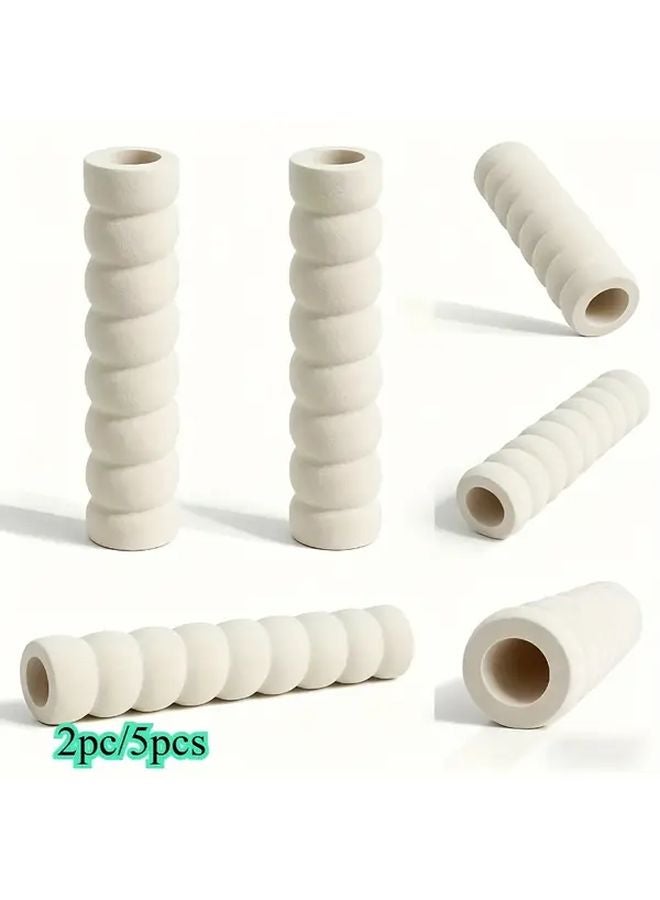 White Door Handle Covers 5pcs Anti Slip Anti Static Impact Resistant Safety - Image 2