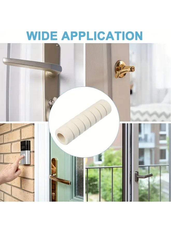White Door Handle Covers 5pcs Anti Slip Anti Static Impact Resistant Safety - Image 5