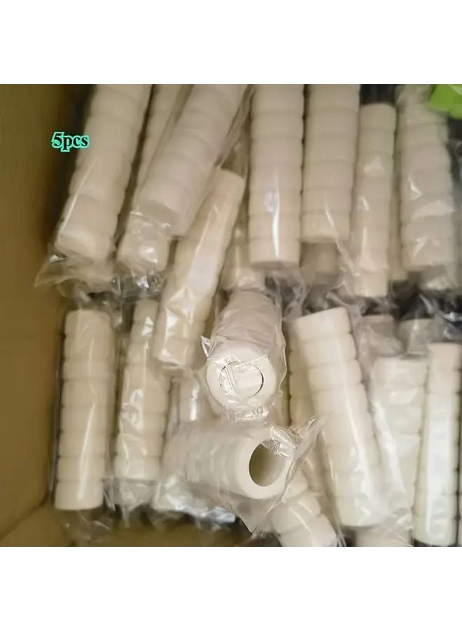 White Door Handle Covers 5pcs Anti Slip Anti Static Impact Resistant Safety - Image 1