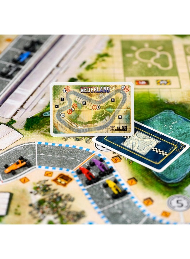 Days of Wonder Heat: Tunnel Vision Board Game Expansion - New Tracks, Championship Season & Front Wing Module! Racing Strategy Game for Kids & Adults, Ages 10+, 1-7 Players, 60 Min Playtime, Made by Days of Wonder - Image 4