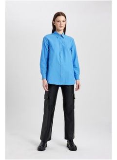 DeFacto Woman Relax Fit Woven Long Sleeve Tunic  - Image 4