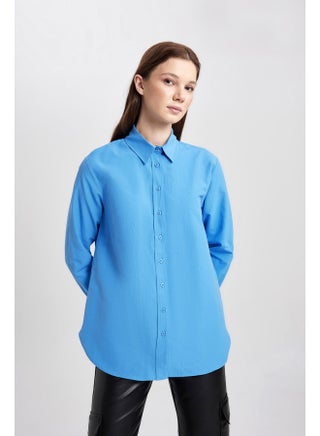 Woman Relax Fit Woven Long Sleeve Tunic - pzsku/ZFBE47C1C34EA3F1371B0Z/45/_/1706793579/428473ed-a06e-4d9d-986b-915cc2ae4a4b