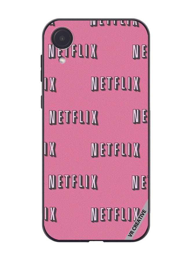 Protective Case Cover For Samsung Galaxy A03 Core Netflix Design Multicolour