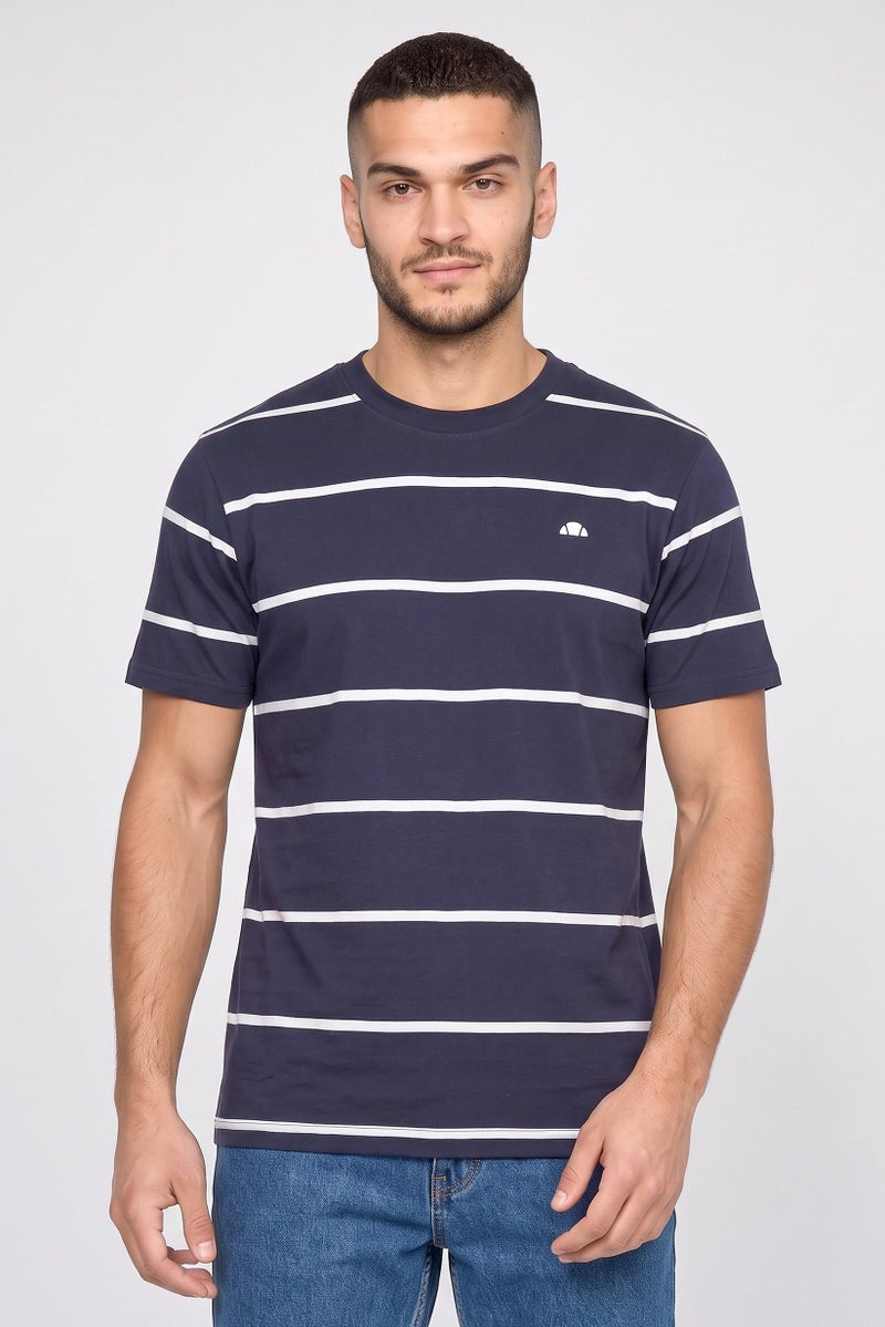 Ellesse Men Sportswear Fit Short Sleeve Outdoor T-Shirt, Navy - Image 1