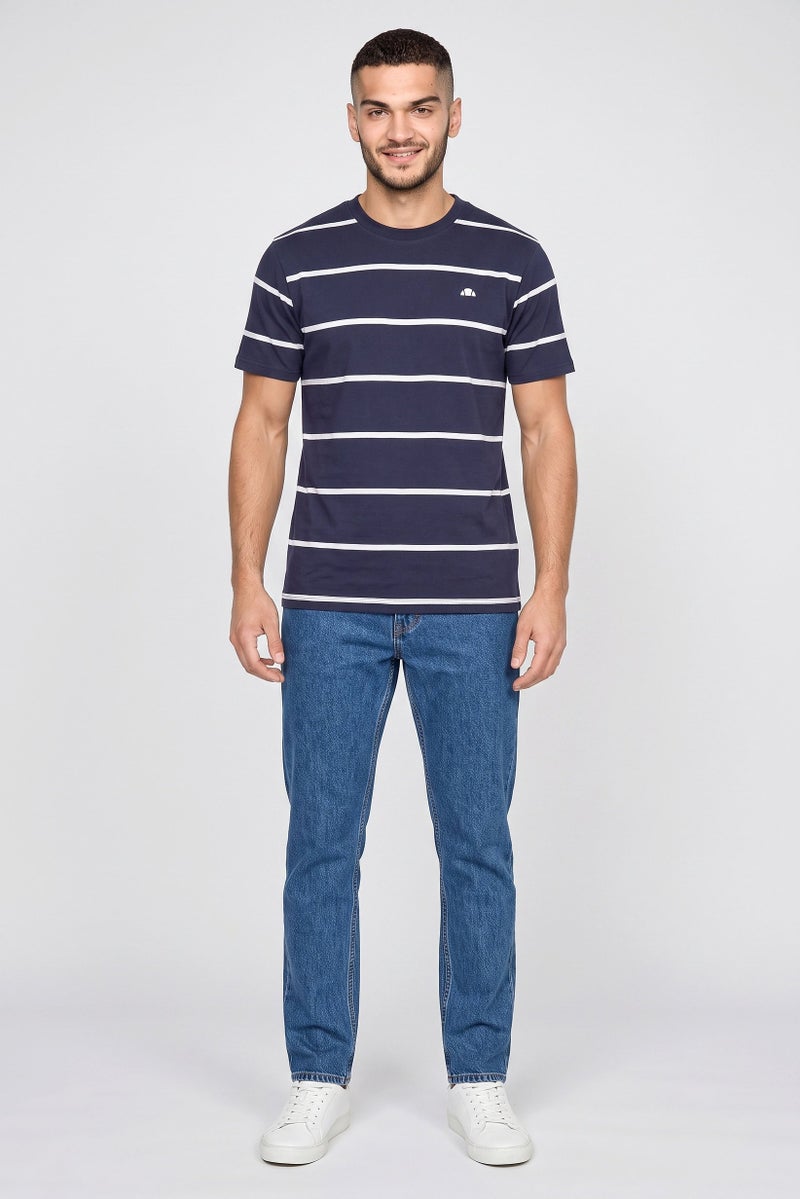 Ellesse Men Sportswear Fit Short Sleeve Outdoor T-Shirt, Navy - Image 2