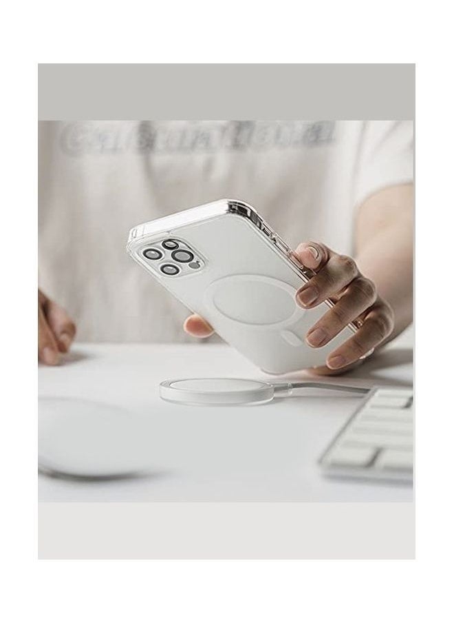 NIBEMINENT - Clear MagSafe Case Transparent Magnetic Shockproof Cover Wireless Charging Compatible For Apple iPhone 14 Pro Max(6.7 inch) - Image 1