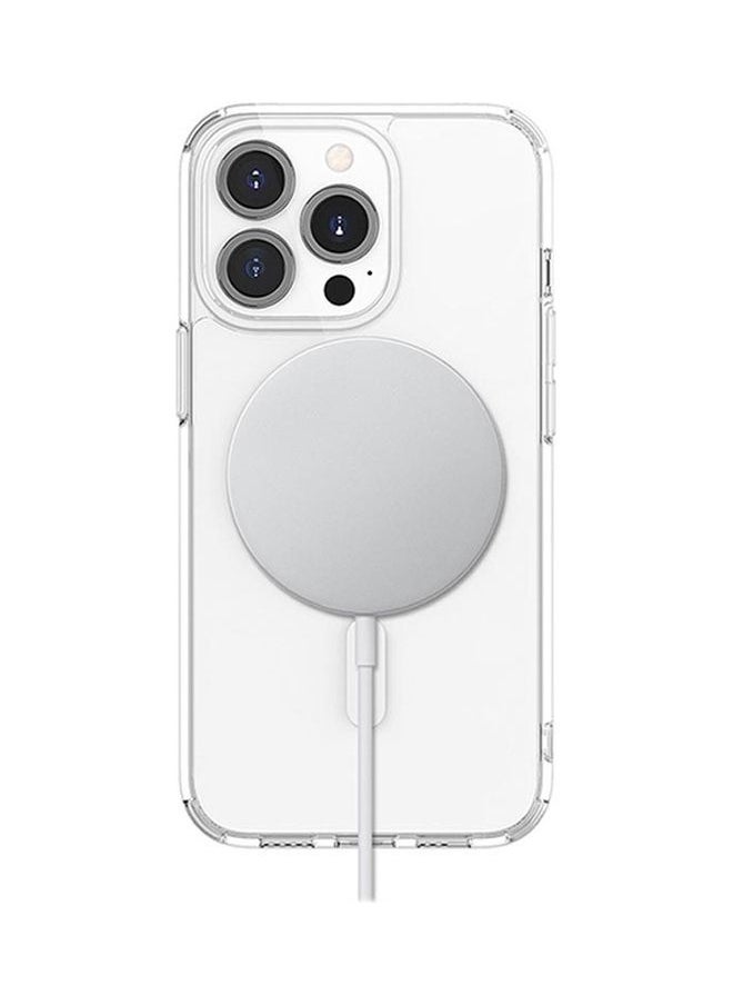 NIBEMINENT - Clear MagSafe Case Transparent Magnetic Shockproof Cover Wireless Charging Compatible For Apple iPhone 14 Pro Max(6.7 inch) - Image 1