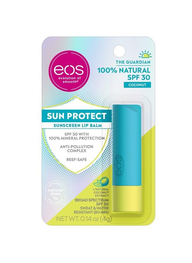 EOS - Sun Protect Coconut | Spf Lip Balm With Spf 30 Protection And Water Resistant | Lip Care To Nourish Dry Lips | Gluten Free | 0.14 Oz - Image 1