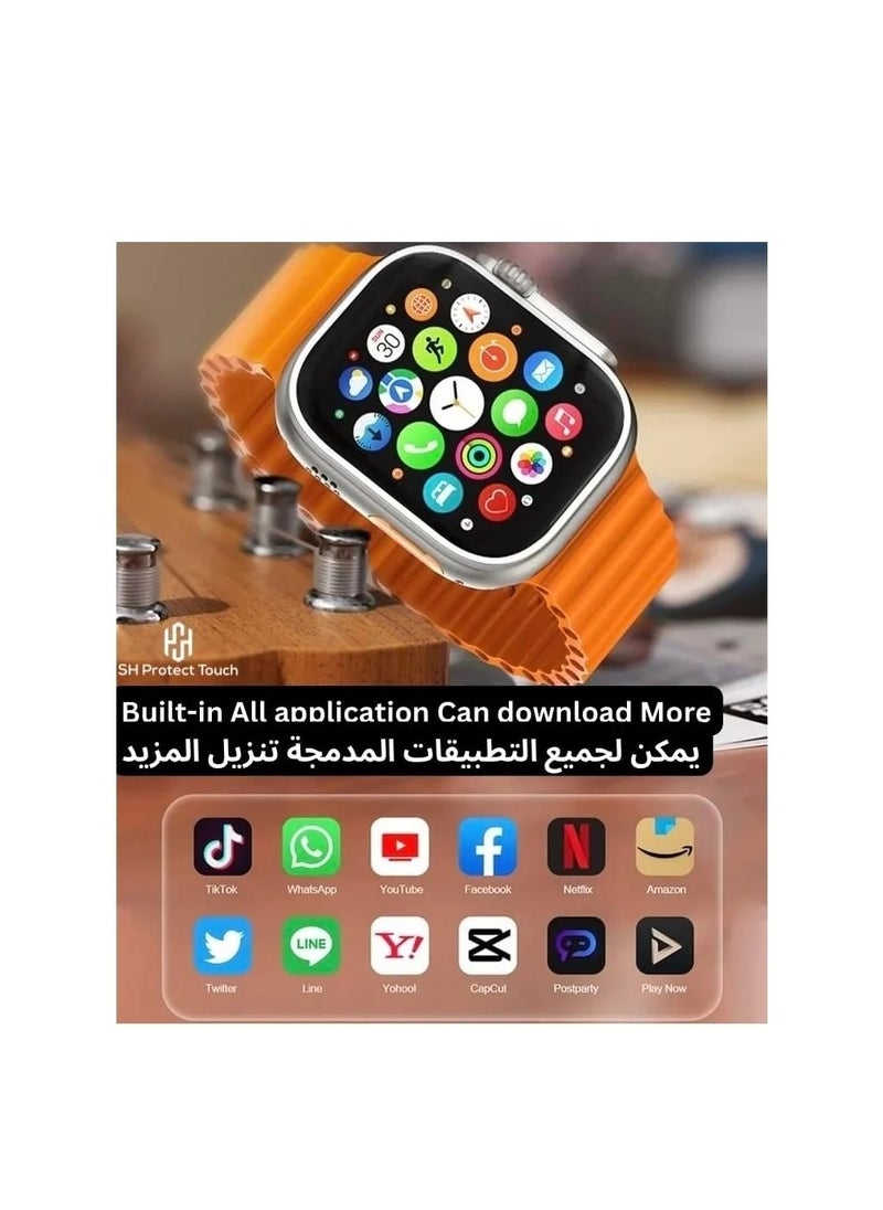 Smart watch C90 Ultra SIM card supports Tik Tok, Snap, YouTube, Google and WhatsApp